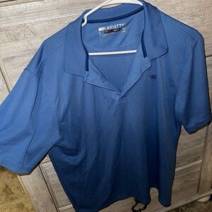 Ariat Men's Classic Blue Polo